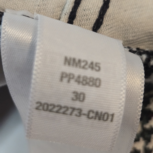 Madewell Houndstooth Kickout Ankle Crop Pants Size 30 Stretch - Picture 13 of 16